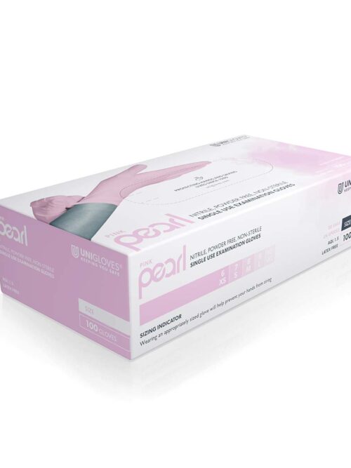 Nitrile Powder Free Examination Gloves (Pink)