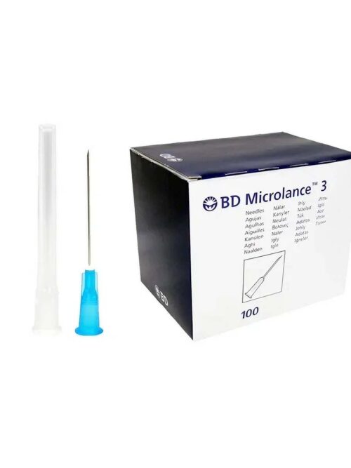 23G 1 1/4″ (30mm) Needle (Long Blue) – X 100