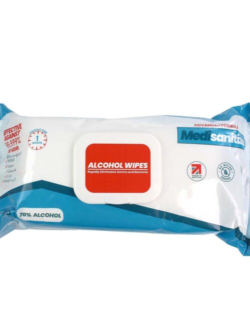 Pack of 200 Medisanitize 70% Alcohol Wipes