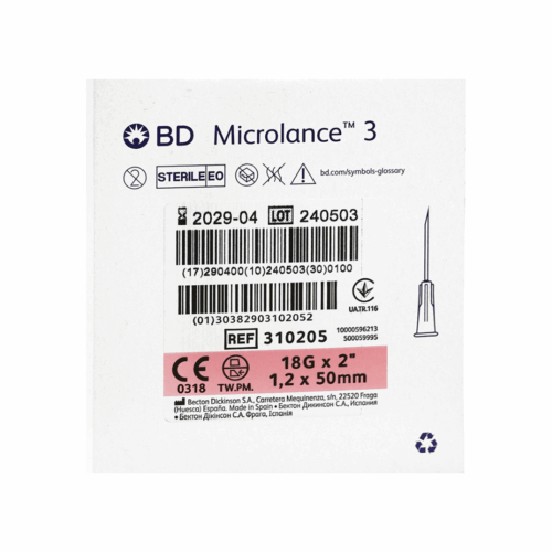 BD Microlance Pink Needles