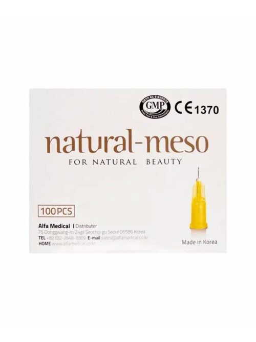 Natural Meso Needle (JTN) 30G x 6mm x 100 needles