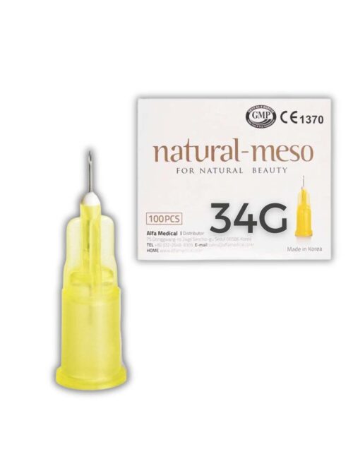 Natural Meso Needle (JTN) 34G x 13mm x 100 needles