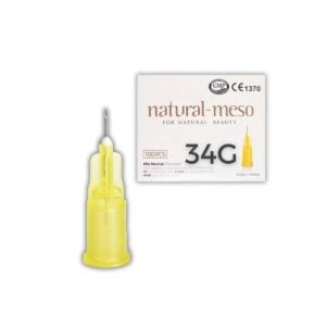 Natural Meso Needle (JTN) 34G x 4mm x 100 needles